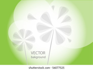 abstract background dandelions