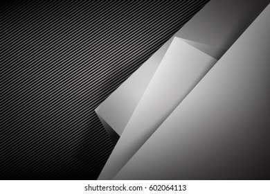 Abstract background dark and black carbon fiber vector illustration eps10