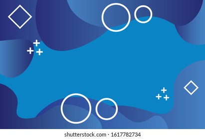 Abstract background with dark blue and circle. vector design