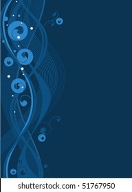 Abstract background in dark blue colors