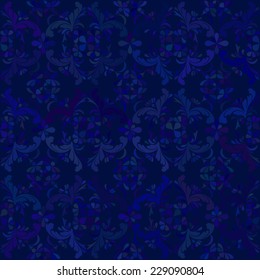 Fondo abstracto Ornamato transparente oscuro