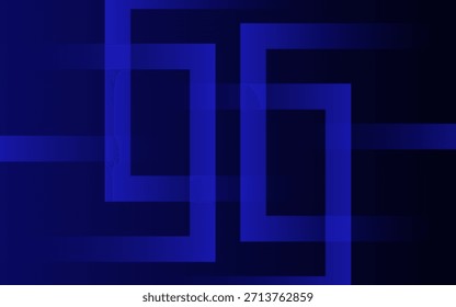 Fundo abstrato com linhas geométricas de labirinto azul escuro e estilo tecnológico moderno.