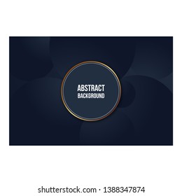 abstract background dark blue gold color elegant_02