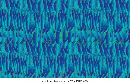 Abstract background with dark blue, light blue a little orange and green
