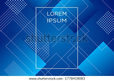 abstract background with dark blue and light blue. with abstract decoration inside. used for wallpapers, banners, posters, brochures.