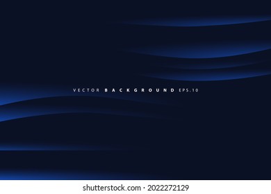Fondo abstracto azul oscuro con diseño conceptual moderno. Ilustración vectorial.
