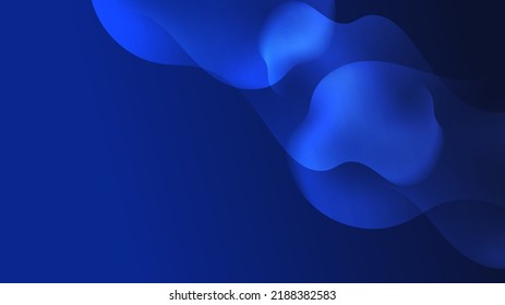 Fondo abstracto azul oscuro con formas dinámicas modernas para el diseño de presentaciones, banner tecnológico, portada de medios sociales, fondo de juego