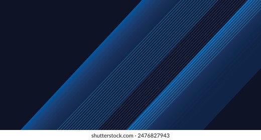 Fondo Abstractas azul oscuro con concepto corporativo moderno
