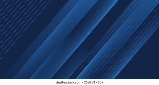 Abstract background dark blue with modern corporate concept