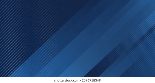 Abstract background dark blue with modern corporate concept