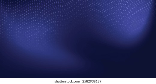 abstract background with dark blue night sky gradient. touch of fine powder dots