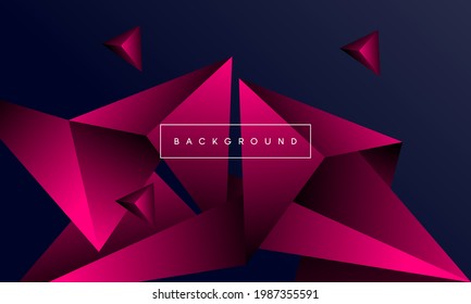 Abstract background dark blue and pink with modern corporate concept. Vector illustration.