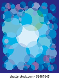 abstract background in dark blue tones from circles