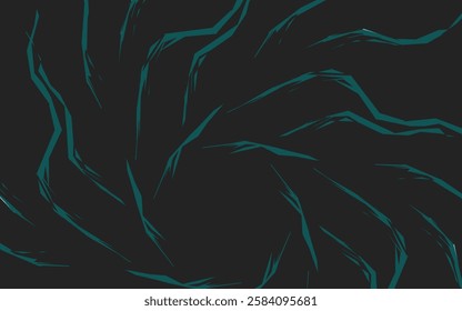 Abstract background with dark blue wave effect on solid black.