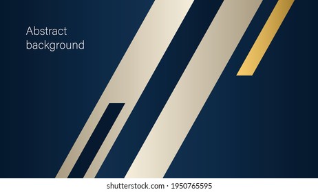 Abstract background, dark blue, white colors shapes and modern