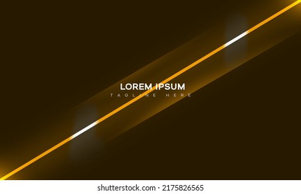 Abstrakter Hintergrund mit dunkelbraunen geometrischen Elementen, die durch Licht, Ausschnitte, Streifen, Streifen, Loops für Poster, Flyer, digitale Boards und Konzeptdesigns beeinflusst werden.