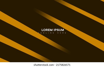 Abstract background with dark brown geometric graphic elements influenced by light, cutouts, stripes, stripes, loops for posters, flyers, digital boards and concept designs.
