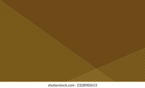 Fondo abstracto con línea marrón oscuro y amarilla. Es adecuado para carteles.Ilustración gráfica vectorial.
