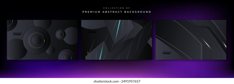 Abstract background with dark color for business card design, presentation slides, modern bold concept