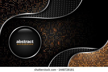 Abstract Background with Dark Color Scheme: Overlap Layer Style