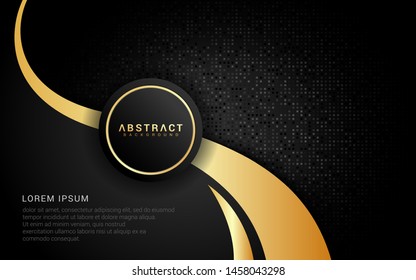 Abstract Background with Dark Color Scheme: Overlap Layer Style