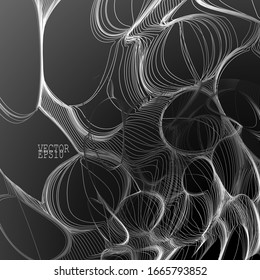 Fondo abstracto en color oscuro con textura web. Ilustración de Vectra.