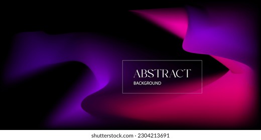 Abstract background dark design template magenta neon pink violet color horizontal