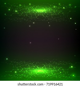 Abstract Background Of A Dark Green Color. Screensaver Or Background For Your Banner, Web Site, YouTube Channel