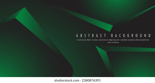 Abstract background dark green with modern corporate concept, 