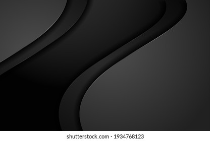 Abstract Background with Dark Grey and Black Color Combination. Modern Minimalist Background Design.