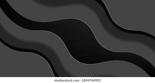 Abstract Background with Dark Grey and Black Color Combination. Modern Minimalist Background Design.eps10