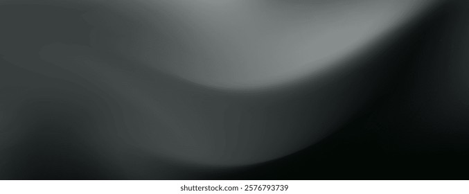 Abstract background with a dark grey flow and subtle light effect