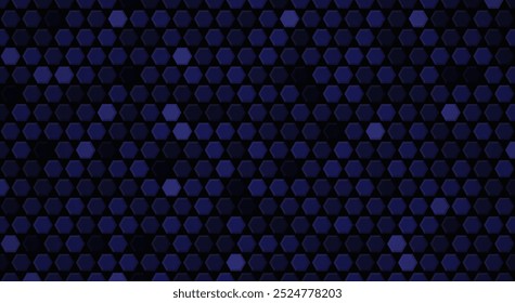 Abstract background, dark hexagons pattern