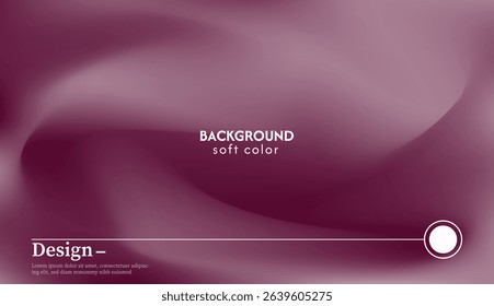 Abstract background with dark maroon wave texture. Combination of light and dark. Minimalist pastel color design