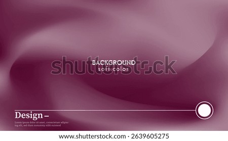 Abstract background with dark maroon wave texture. Combination of light and dark. Minimalist pastel color design
