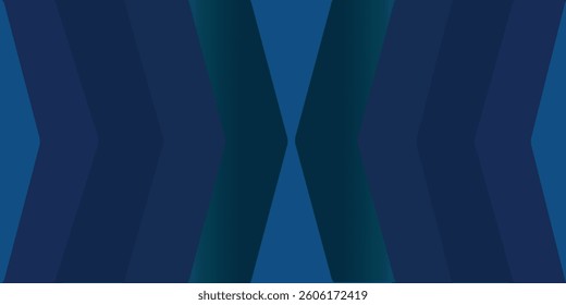 Abstract background of dark, Modern shiny blue geometric design. Technological futuristic concept. vector