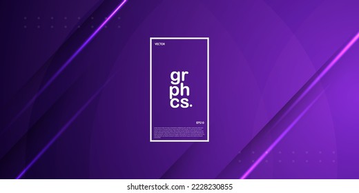 Fondo abstracto de color púrpura oscuro. diseño de brillo y sombra. Ilustración vectorial Eps10