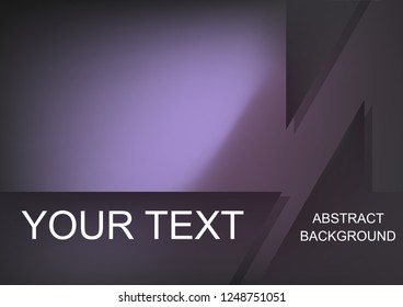 Abstract background in dark purple colors with geometric shapes. Vector illustration.