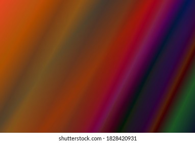 fondo abstracto con líneas de color arcoiris oscuro
