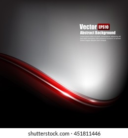 Abstract background dark red with grey curve and wave element vector illustration  eps10