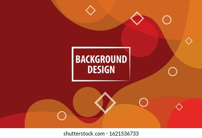 abstract background with dark red and orange. Vector background for business and presentation purposes