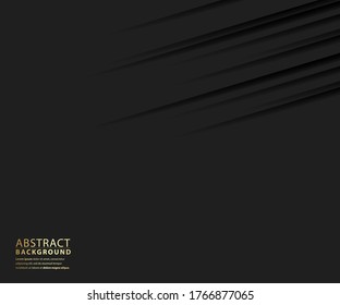 Abstract background Dark and shadow. Modern Black design Template. vector illustration.