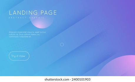 Abstract Background. Dark Vector Banner. Purple Rainbow Design. Technology Cover. Retro Spectrum Elements. Geometric Page. Light Landing Page. Blue Abstract Background