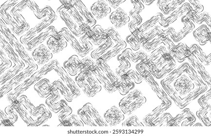 Abstract background dash line vector illustration 