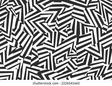 Abstract background with dazzle camouflage pattern