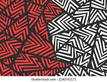 Abstract background with dazzle camouflage pattern