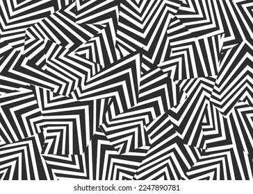 Abstract background with dazzle camouflage pattern