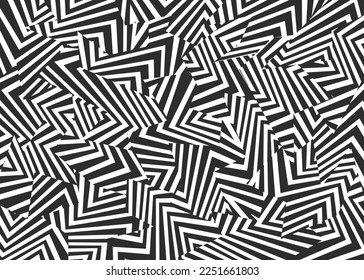 Abstract background with dazzle camouflage pattern