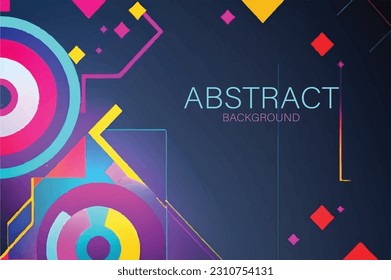 una decoración de fondo abstracta ilustración de vector digital