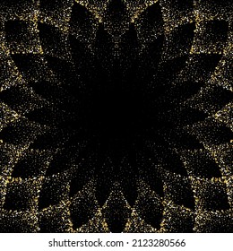 Abstract background. decor element. Glittering gold.